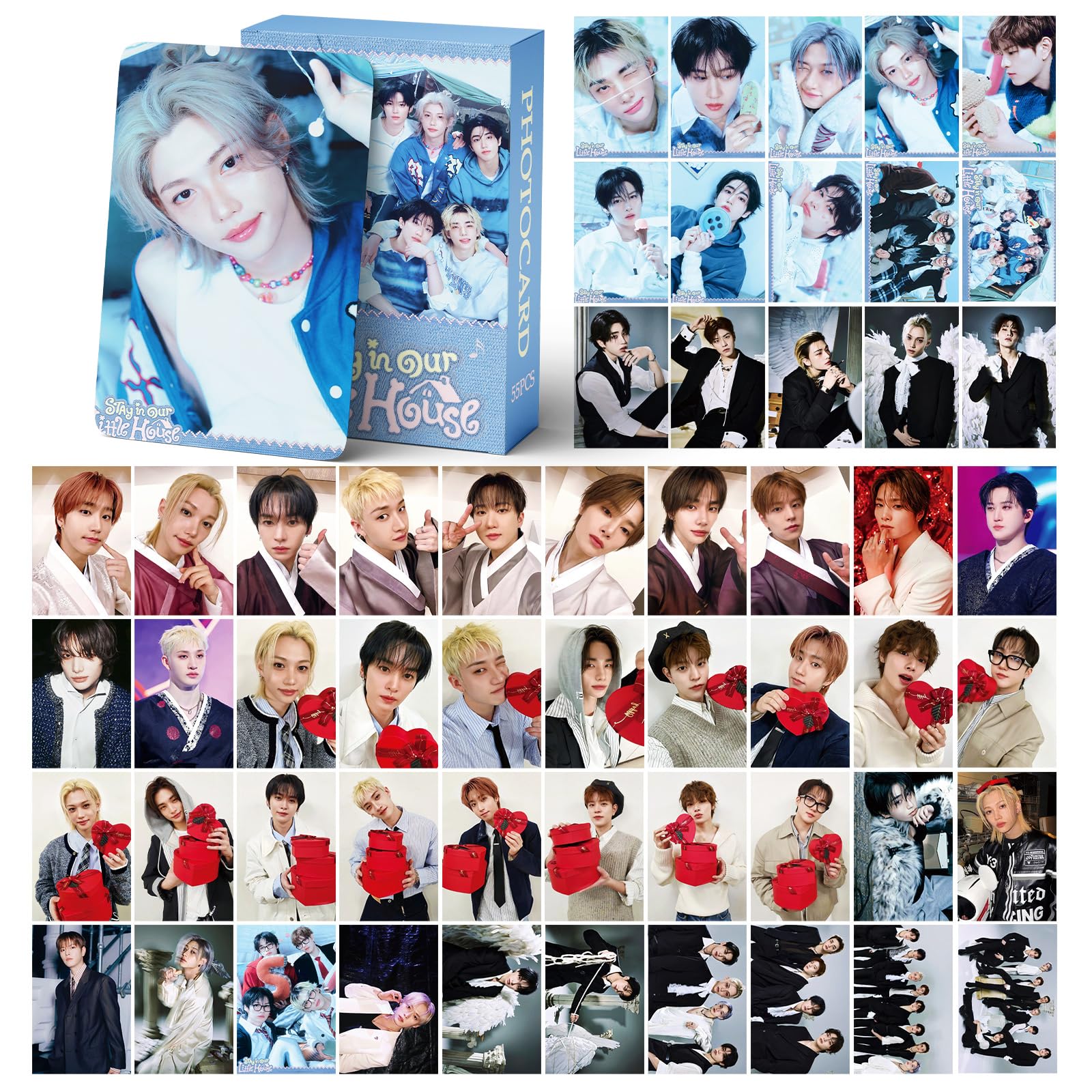 straykids トレカ　8種　ペンミ　little house スキズ　21 Amazon.com: PYAJUU KPOP Stray Kids Photocards Stray in Our Little